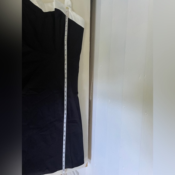 Black 50’s Silhouette Sweetheart Neckline Ribbon Corset Dress - Picture 8 of 10